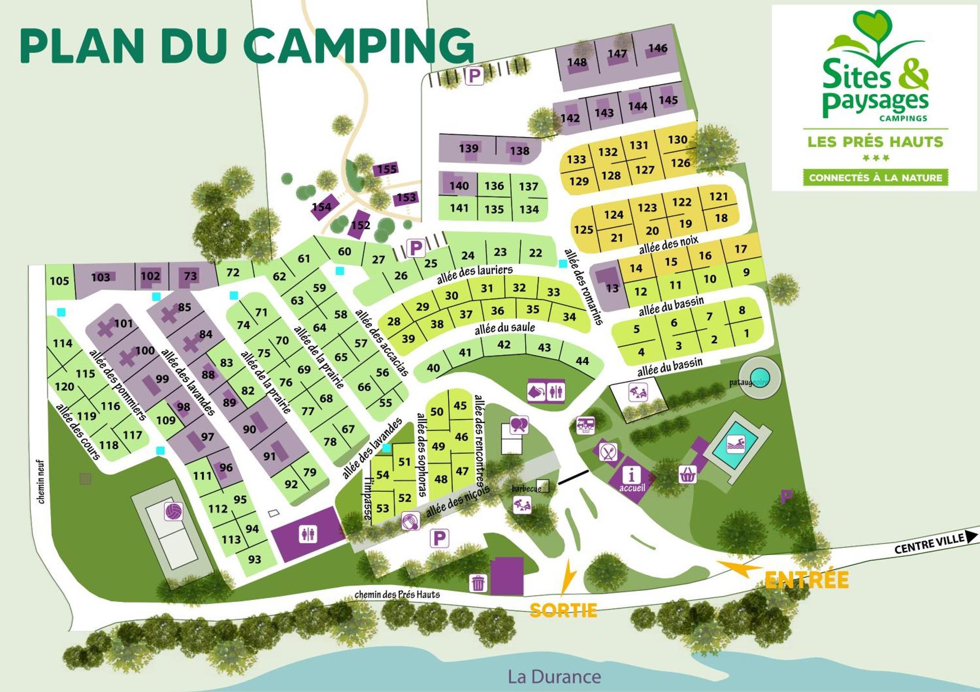 Camping Sites Et Paysages Les Pres Hauts Sisteron Exterior foto